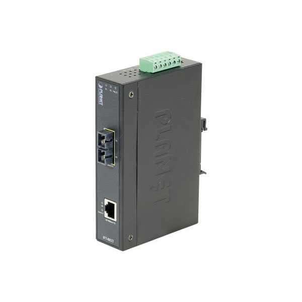 Convertisseur RJ45/100FX IP30 multimode SC 2km -40/75