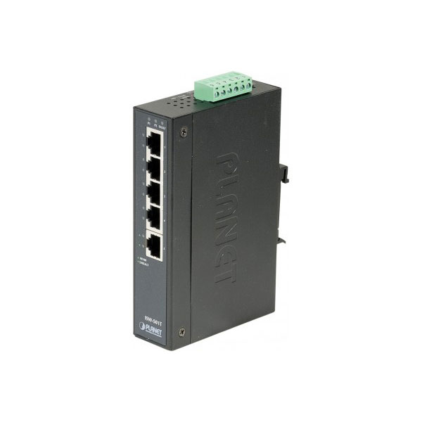 Planet switch industiel -40/75 - 5 ports 10/100