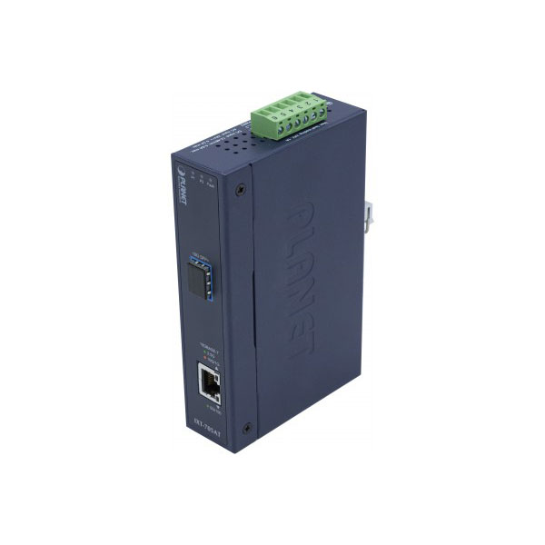 Planet ixt-705at convertisseur de support rseau 20000 mbit/s bleu