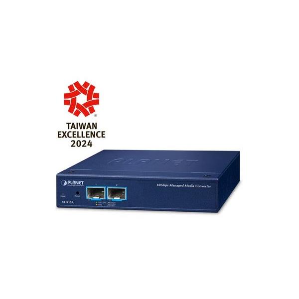 Planet 2-port 10g/1gbase-x sfp+ convertisseur de support rseau bleu