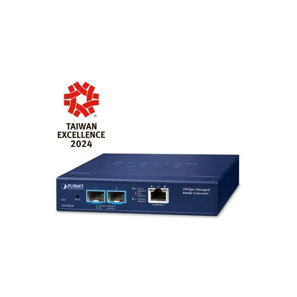 Planet 1-port convertisseur de support rseau bleu