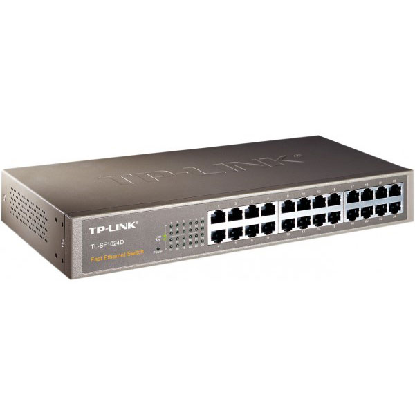 Switch rseau RJ45 10/100 METAL 13" - 24 ports