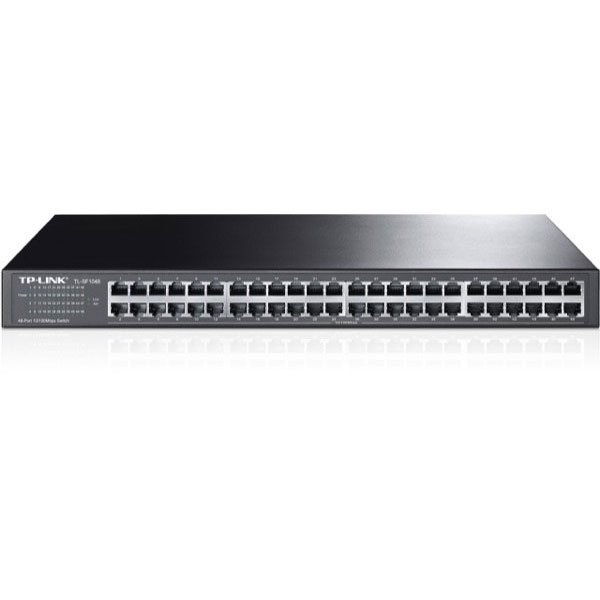 Switch rseau TP-Link 48 ports RJ45 10/100 rackable