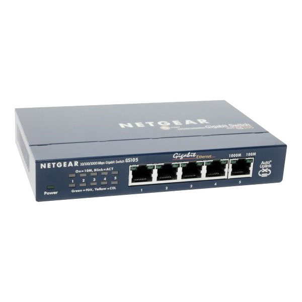 NETGEAR GS105 Switch 5 ports Gigabit