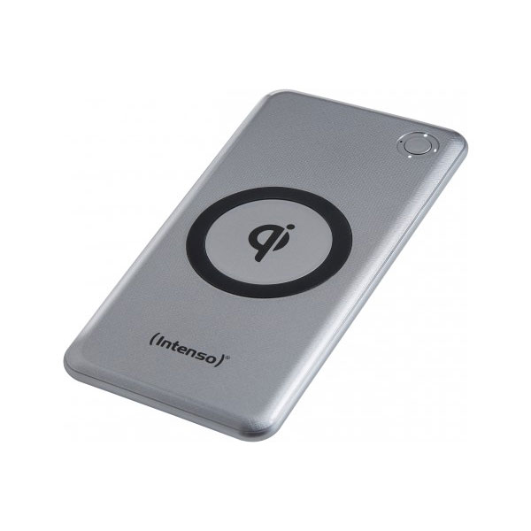 Batterie de secours externe (power bank) - Intenso wpd10000 lithium polymre (lipo) 10000 mah recharge sans fil argent