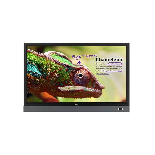 Benq rm5501k cran plat de pc 139,7 cm (55") 3840 x 2160 pixels 4k ultra hd cran tactile noir, gris