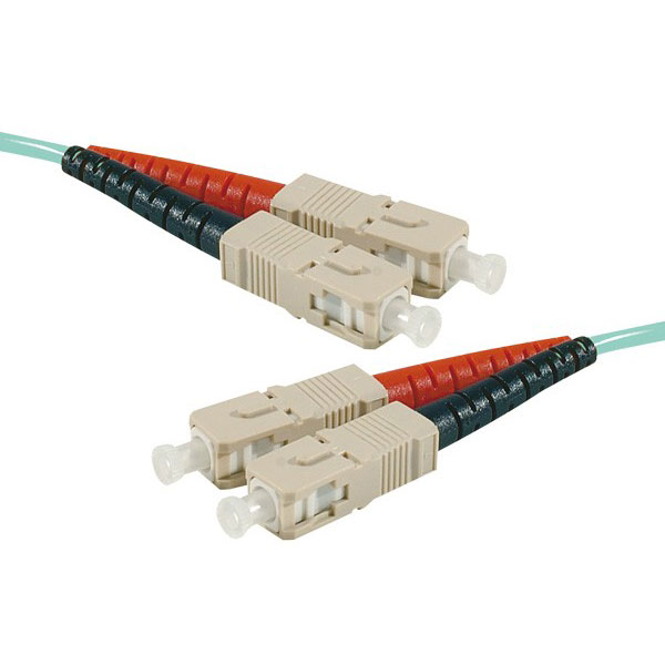 Exc 392757 cble infiniband et  fibres optiques 15 m sc couleur aqua