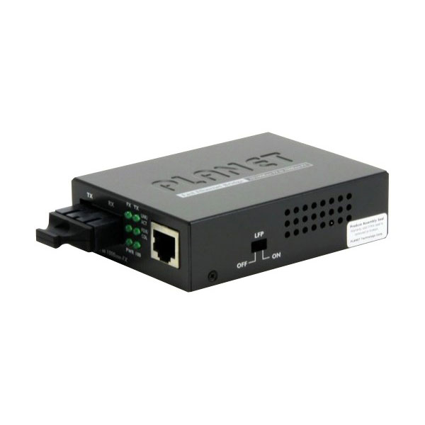 Planet ft802s15 convertisseur de support rseau 100 mbit/s 1310 nm monomode noir