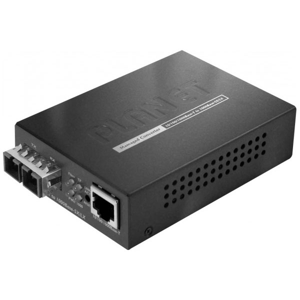 Planet gt-802 convertisseur de support rseau 1000 mbit/s 850 nm noir