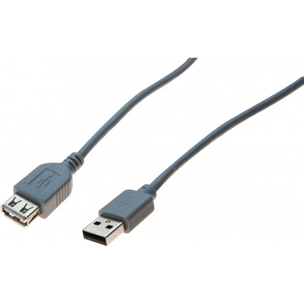 Exc 532405 cble usb usb 2.0 5 m usb a gris