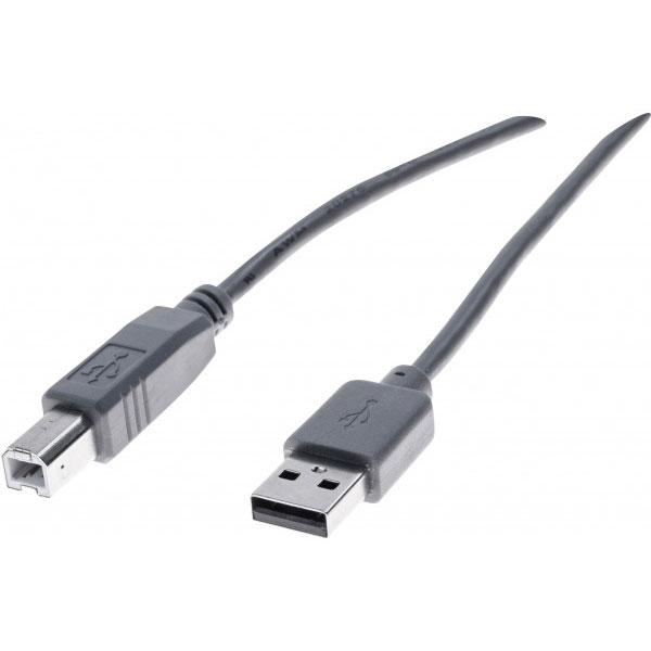 Hypertec 532410-hy cble usb usb 2.0 5 m usb a usb b gris