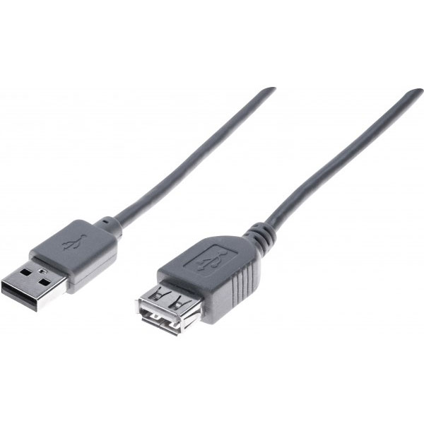 Hypertec 532414-hy cble usb usb 2.0 3 m usb a gris