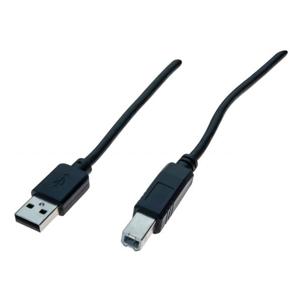 Exc 532449 cble usb usb 2.0 1,8 m usb a usb b noir