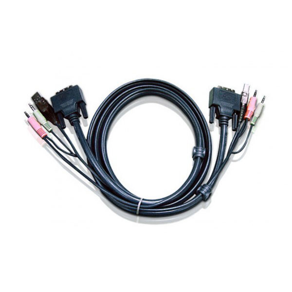 Aten cble kvm dvi-d usb dual link 5m