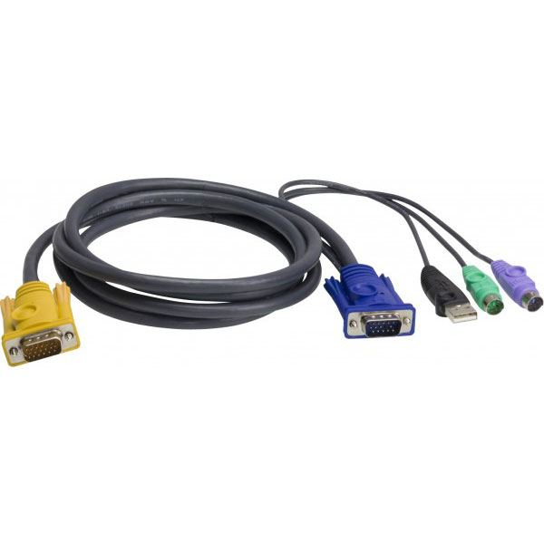 Aten cble kvm usb 1,8m ps/2
