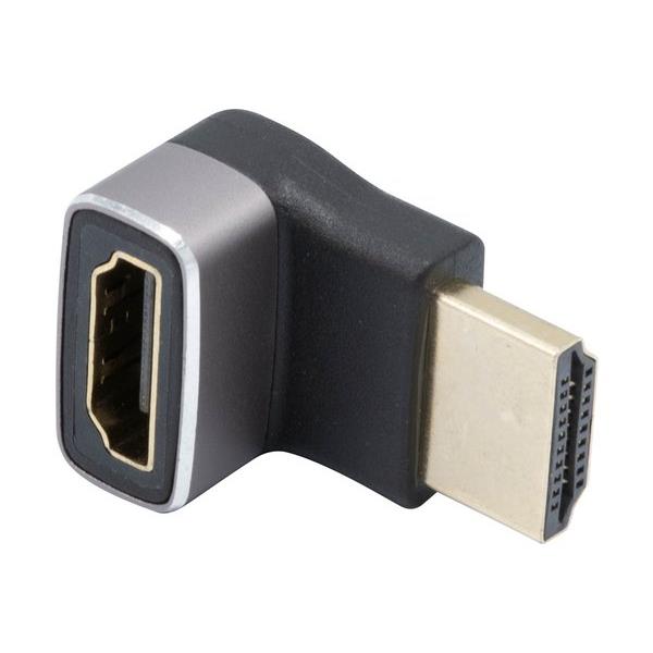 ADAPTATEUR HDMI ULTRA HIGHSPEED COUDE VERTICAL 270  M/F