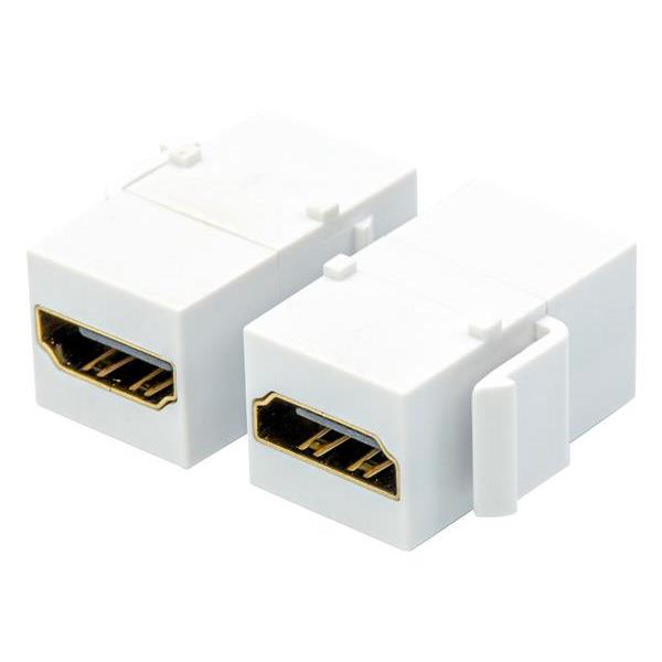 Embase de traverse HDMI 2.0 keystrone pour panneau de brassage