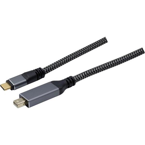 CORDON-CONVERTISSEUR USB-C vers Mini Displayport 2m