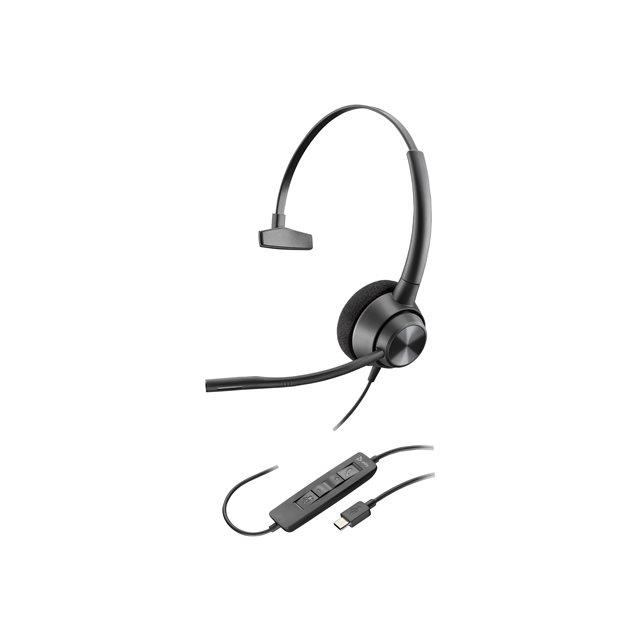 POLY EncorePro 310 Casque filaire USB-C 1 �couteur