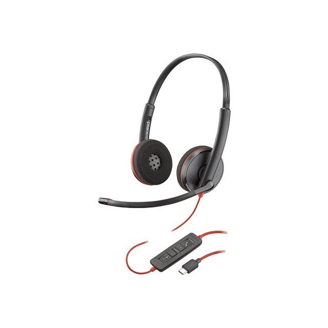 PLANTRONICS Blackwire C3220 casque USB-C - 2 �couteurs