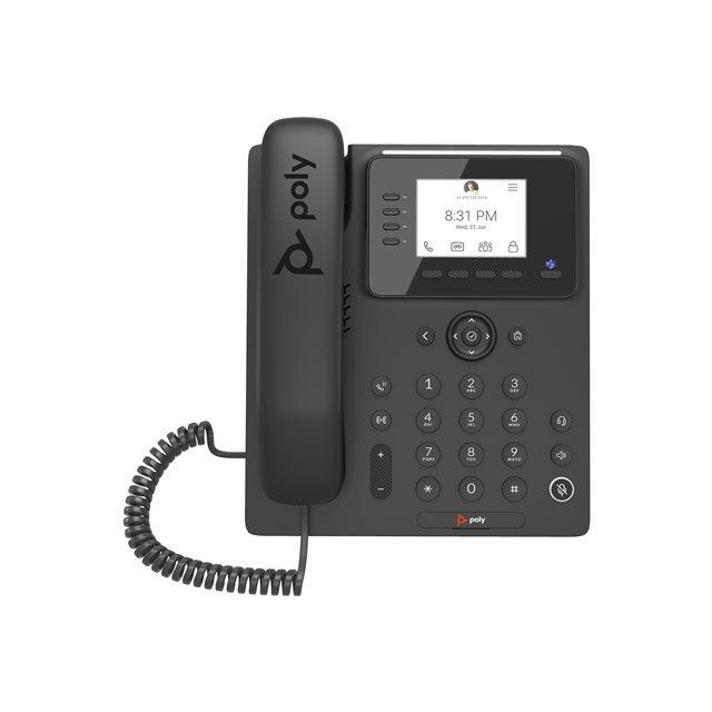 Tlphone IP - Poly tlphone multimdia professionnel ccx 350 pour microsoft teams et compatible poe