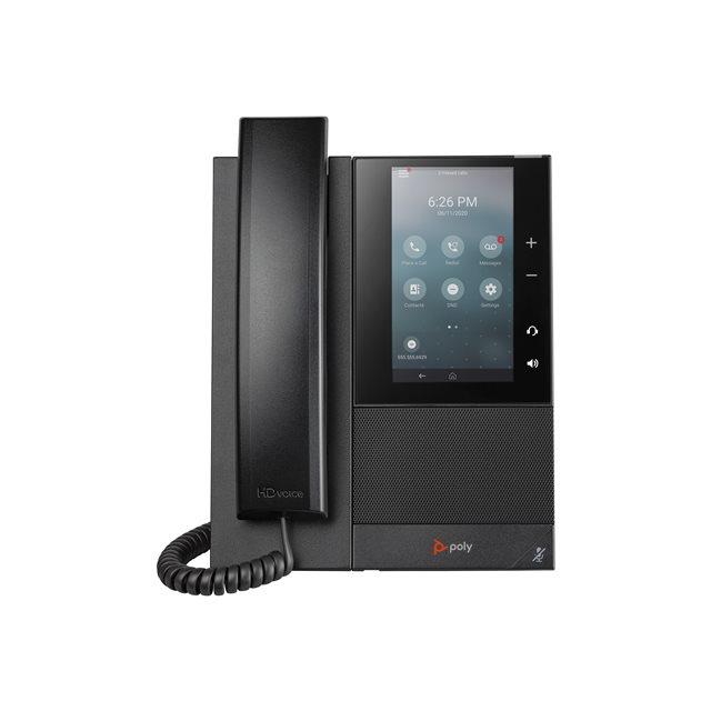 Tlphone IP - Poly tlphone multimdia professionnel ccx 505 pour microsoft teams et compatible poe