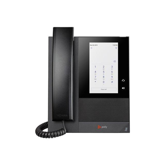 Tlphone IP - Poly tlphone multimdia professionnel ccx 400 pour microsoft teams et compatible poe