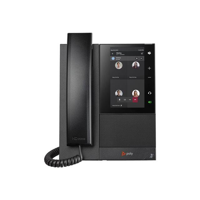 Tlphone IP - Poly tlphone multimdia professionnel ccx 500 pour microsoft teams et compatible poe