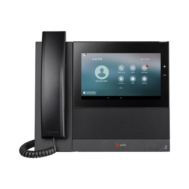 Tlphone IP - Poly tlphone multimdia professionnel ccx 600 avec open sip et compatible poe
