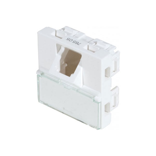 Plastron mosaic 45X45 incline 45 1 port RJ45 cat 6 stp