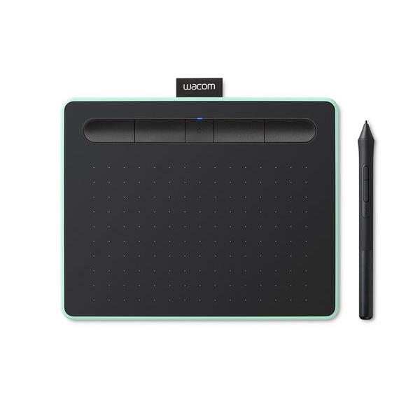 Wacom intuos m bluetooth tablette graphique noir, vert 2540 lpi 216 x 135 mm usb/bluetooth