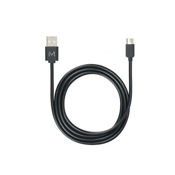 Mobilis - Cble USB - USB-C (M) pour USB (M) - USB 2.0 - 1 m - noir