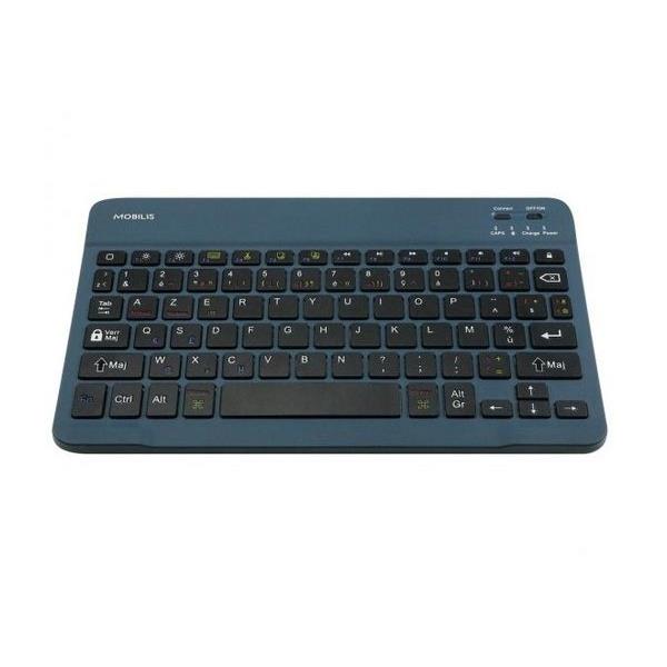 Clavier - Mobilis 001284 clavier pour tablette azerty franais bluetooth bleu