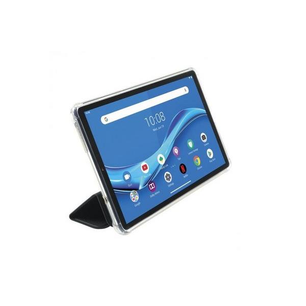 Mobilis EDGE - Protection � rabat pour tablette - noir, transparent - pour Leno