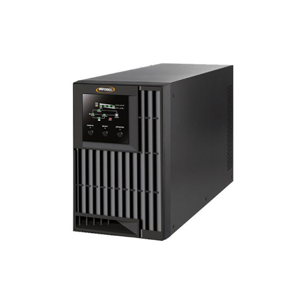Infosec e4 value 1000 alimentation d'nergie non interruptible double-conversion (en ligne) 1 kva 3 sortie(s) ca