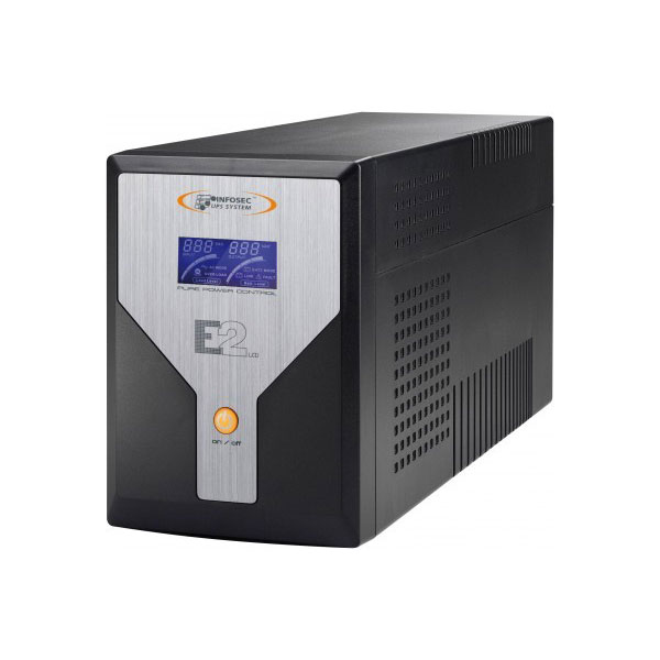 Infosec e2 lcd, 1500va alimentation d'nergie non interruptible 1,5 kva