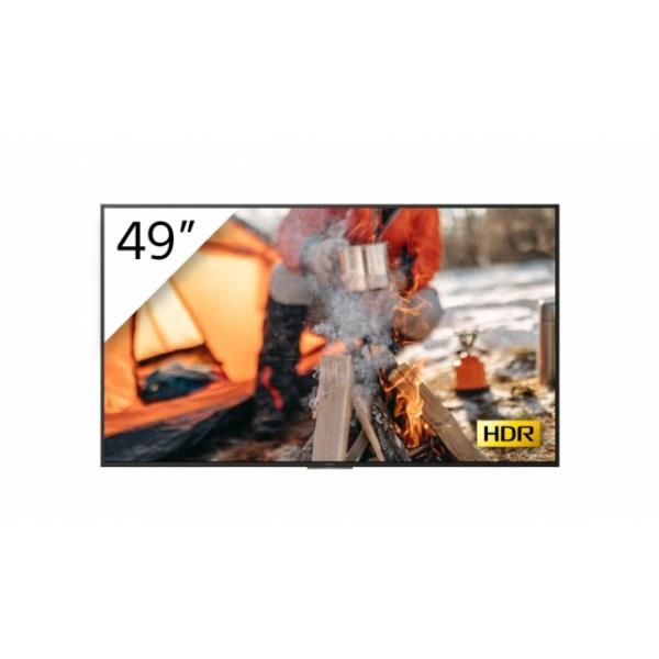 Sony fwd-49x70h/t cran d'affichage dynamique cran plat de signalisation numrique 123,2 cm (48.5") led wifi 393 cd/m 4k ultra hd noir intgr dans le processeur linux 18/7