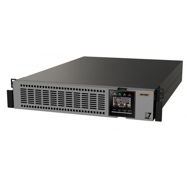 Infosec t e7 one 6000 rt alimentation d'nergie non interruptible double-conversion (en ligne) 6 kva 6000 w