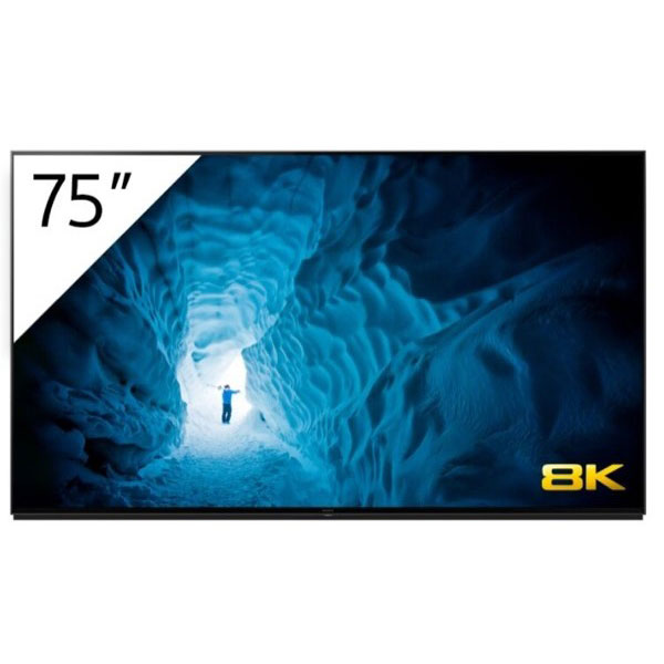 Sony fwd-75z8h/t cran d'affichage dynamique cran plat de signalisation numrique 190,5 cm (75") led wifi 8k ultra hd argent android 9.0 18/7