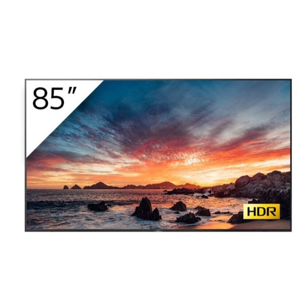 Sony fwd-85x80h/t1 cran d'affichage dynamique cran plat de signalisation numrique 2,15 m (84.6") va wifi 560 cd/m 4k ultra hd noir intgr dans le processeur android 9.0 18/7