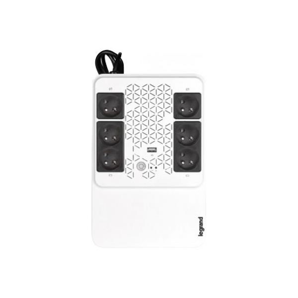 Legrand keor asi multiplug 800 fr alimentation d'nergie non interruptible interactivit de ligne 0,8 kva 480 w 6 sortie(s) ca