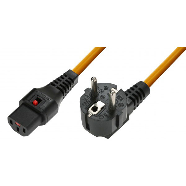 Microconnect el248s cble lectrique orange 3 m coupleur c13