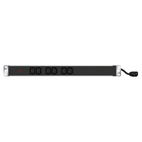 Gnrique ecf-808900 multiprise 2,3 m 6 sortie(s) ca intrieure noir