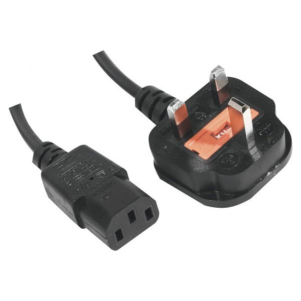 Exc 809010 cble lectrique noir 1,5 m prise d'alimentation type g coupleur c14