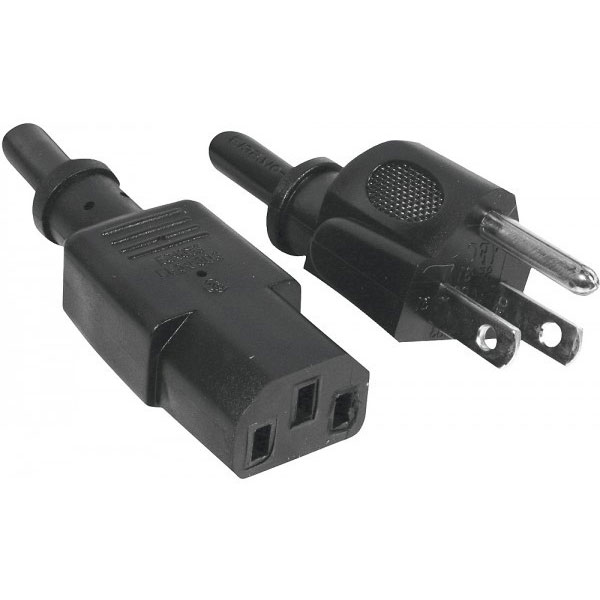 Hypertec 809030-hy cble lectrique noir 1,8 m prise d'alimentation type b coupleur c13