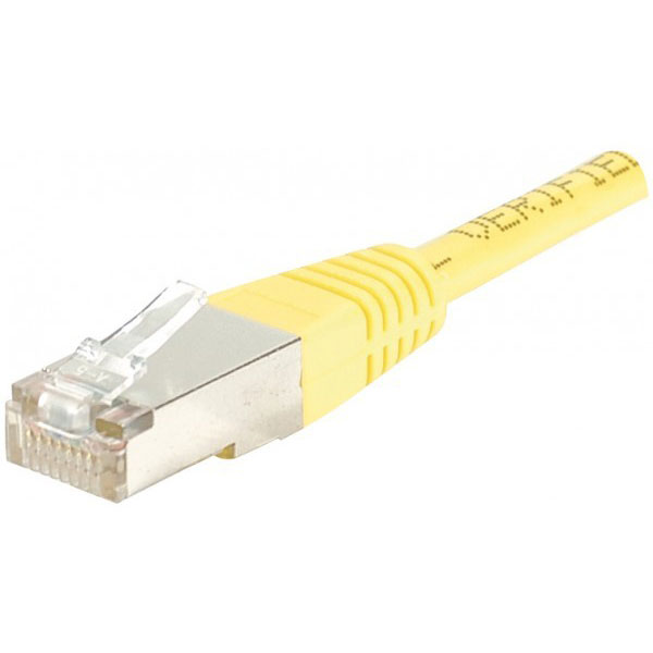 Dexlan 842051 cble de rseau jaune 0,5 m cat6 u/utp (utp)