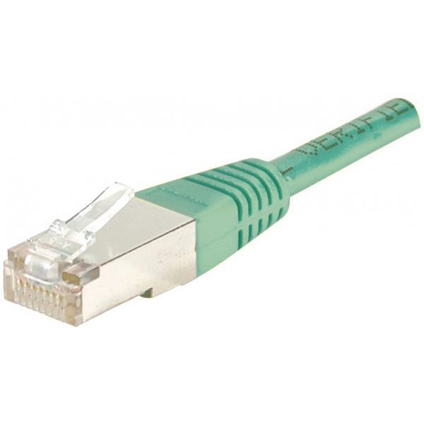 Dexlan 2m cat6 rj-45 cble de rseau vert f/utp (ftp)