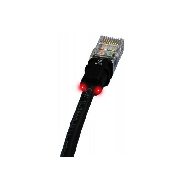 Dexlan 844960 cble de rseau noir 0,6 m cat5 f/utp (ftp)