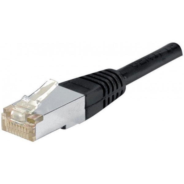 Cble de rseau noir 3 m cat6 f/utp (ftp)