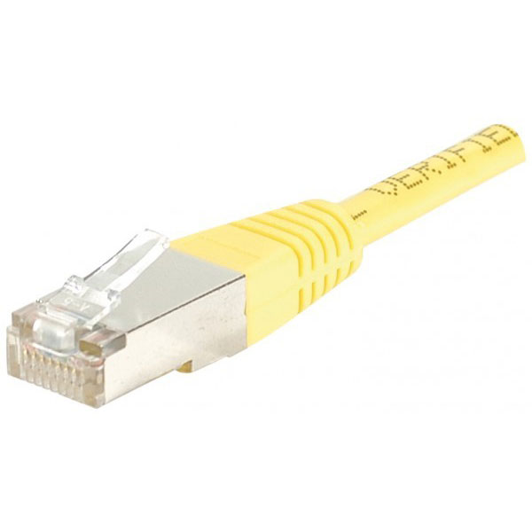 Exc 847131 cble de rseau jaune 5 m cat5e f/utp (ftp)